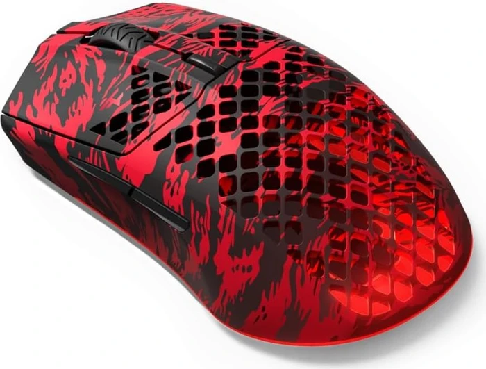 SteelSeries Aerox 3 Wireless FaZe Clan Edition, rot/schwarz, USB