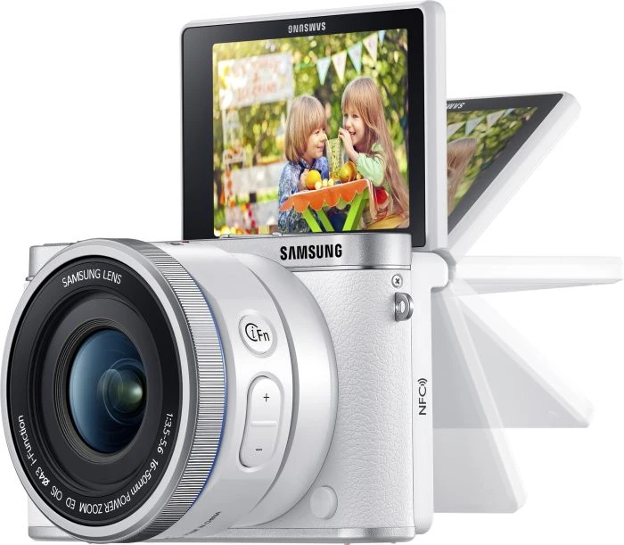 Samsung NX3000 weiß mit Objektiv NX 16-50mm 3.5-5.6 ED PZ OIS i-Function