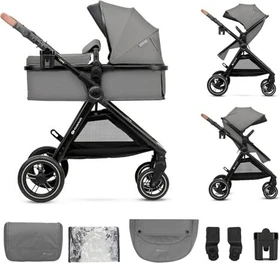 Kinderkraft Esme 2in1 Kombi-Kinderwagen grau
