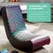 X Rocker Neo Hex Floor Rocker Gamingstuhl für Kinder/Jugendliche, schwarz/neon Vorschaubild