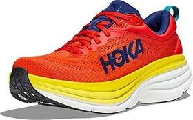 Hoka Bondi 8 red alert/flame (Herren)