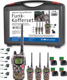 Midland G9 Pro Kofferset Camouflage, 4er-Pack