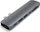Satechi Aluminium Type-C Pro Hub Adapter für MacBook Pro 2016/2017, schwarz, USB-C 3.0 (ST-CMBPM)