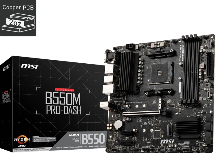 MSI B550M Pro-DASH (AMD AM4)