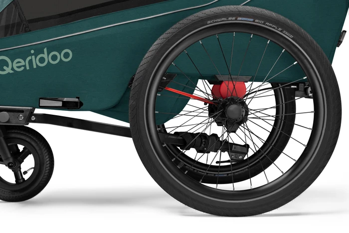 Qeridoo Kidgoo 2 Fahrradanhänger pacific blue (Modell 2026)