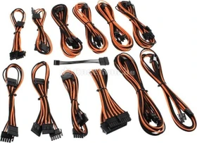 CableMod B-Series DPP ModFlex 10/11 Kabel Kit für Netzteile, schwarz/orange (CM-BDX-FKIT-KKO-R)