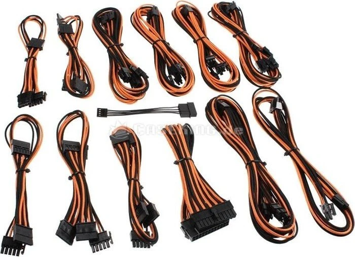 CableMod B-Series DPP ModFlex 10/11 Kabel Kit für Netzteile, schwarz/orange