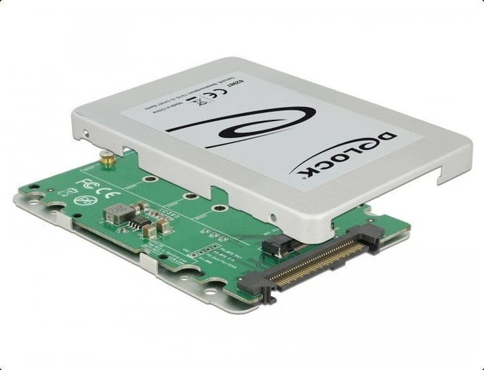 DeLOCK U.2 2.5" -> M.2 PCIe