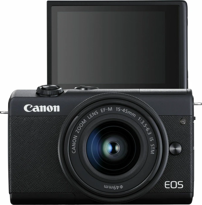 Canon EOS M200 schwarz mit Objektiv EF-M 15-45mm 3.5-6.3 IS STM