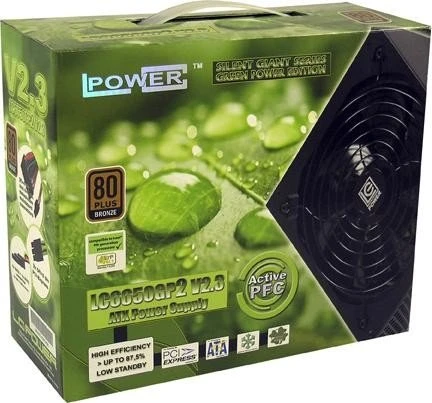 LC-Power LC6650GP2 Silent Giant Green Power 650W, ATX 2.3