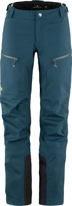 Fjällräven Bergtagen Eco-Shell Modell 2022 Hose lang mountain blue (Damen)