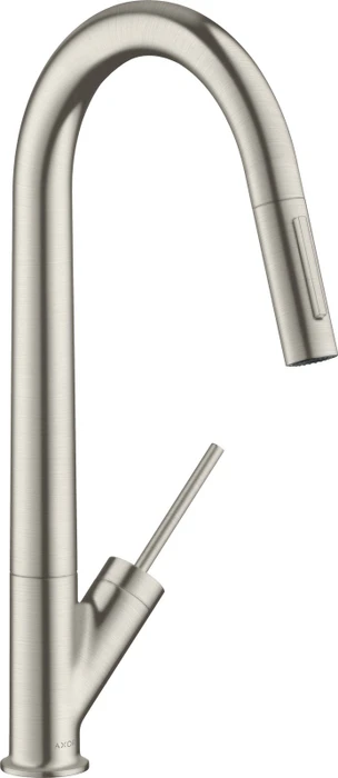 Hansgrohe Axor Starck 270 mit Ausziehbrause edelstahloptik