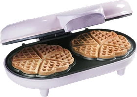 Bestron ADWM1000P Herzwaffelautomat Waffeleisen