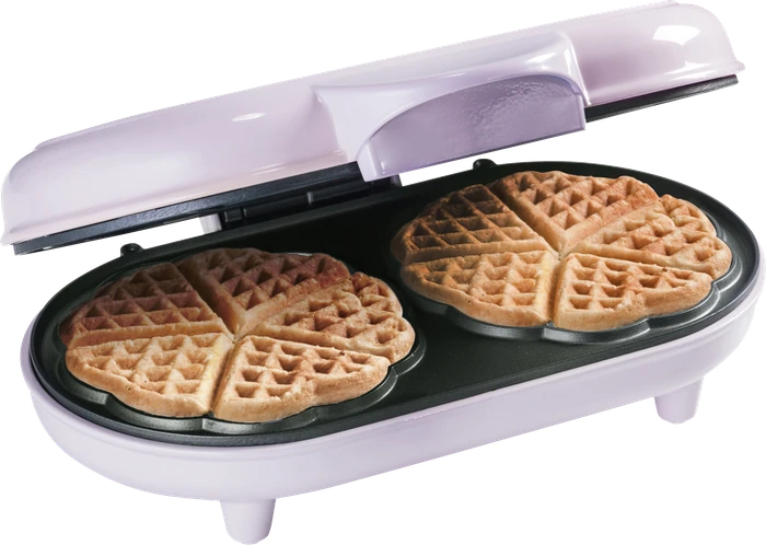 Bestron ADWM1000P Herzwaffelautomat Waffeleisen