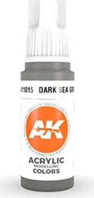 AK-Interactive 3rd Gen Acrylic Colors Acrylic Modelling Colors dark sea grey, 17ml