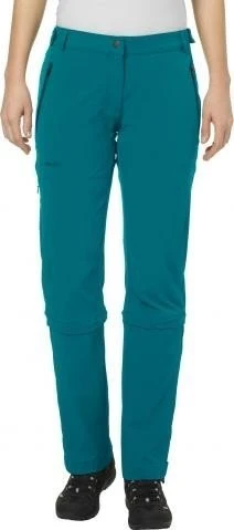 Vaude Farley Stretch Capri T-Zip II Zip-Off Hose lang green spinel (Damen)