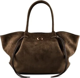 Guess Allegra Wildleder Tote Shopper espresso