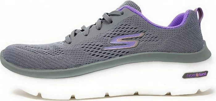 Skechers Go Walk Hyper Burst grau/violett (Damen)