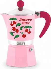 Bialetti Rainbow - Mercato Della Frutta 3 Tassen Espressokanne Kirsche