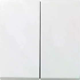 Gira System 55 Wippe 2fach, reinweiß glänzend