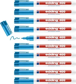 edding 400 Permanentmarker hellblau, 10er-Pack