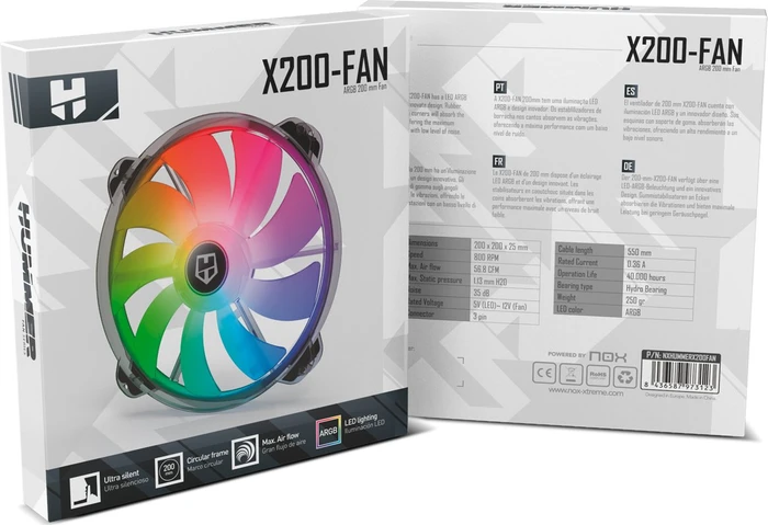 Nox Xtreme Hummer X200-Fan, 200mm