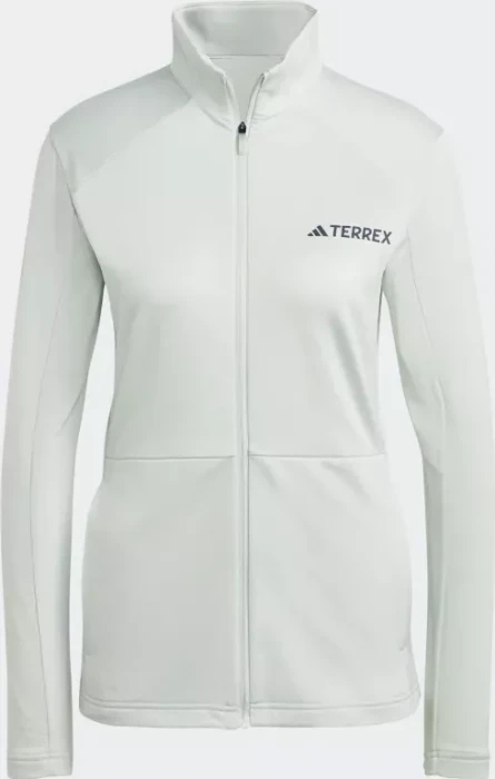 adidas Terrex Multi Full-Zip Fleece Jacke linen green (Damen)