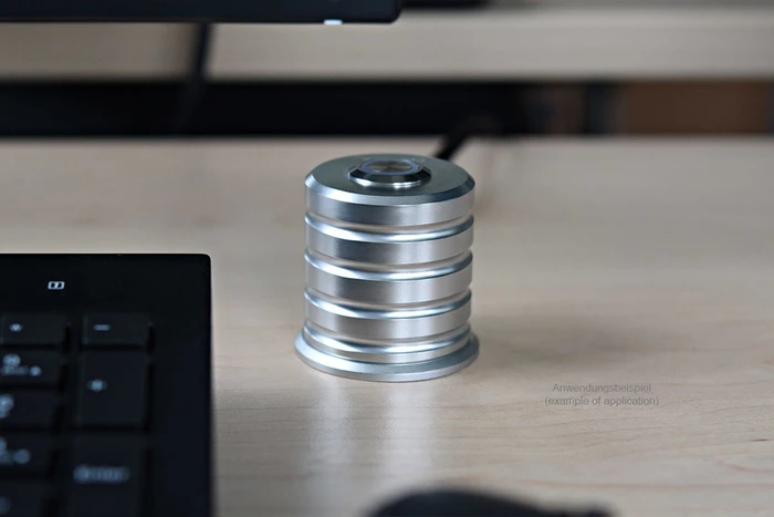 Alphacool Powerbutton Aluminium Body, Chrome