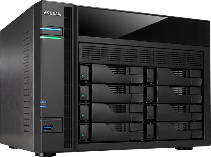 Asustor AS5008T, 1GB RAM, 4x RJ-45 1000Base-T, 3x USB-A 3.0