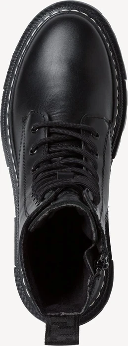 Tamaris Lederstiefelette schwarz (Damen)