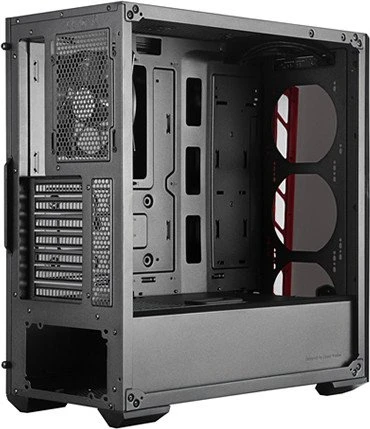 Cooler Master MasterBox MB520, rot, Acrylfenster