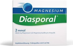 Magnesium Diasporal 2mmol Injektionslösung Ampullen, 5 Stück