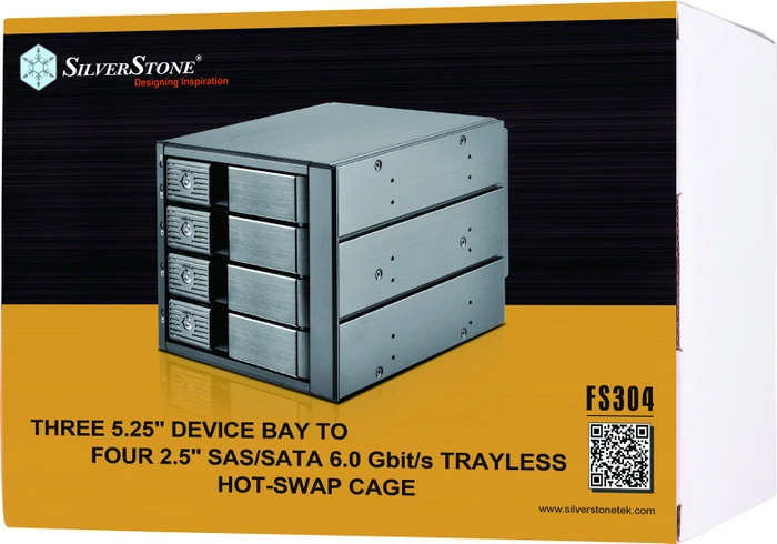 SilverStone Front Panel Storage FS304