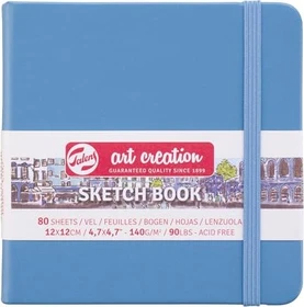 Royal Talens Skizzenbuch seeblau, 120x120mm, glatt, 80 Blatt