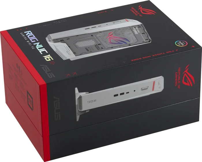 ASUS ROG NUC 16 - Jean Canyon - RNUC16JNK9X28AA2W, weiß, Core Ultra 9 290HX Plus, 32GB RAM, 2TB SSD, GeForce RTX 5080, EU-Netzkabel