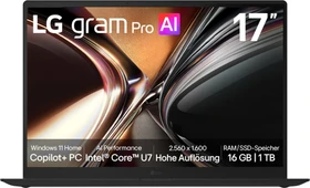 LG gram Pro 17, Core Ultra 7 355, 32GB RAM, 2TB SSD [2026]