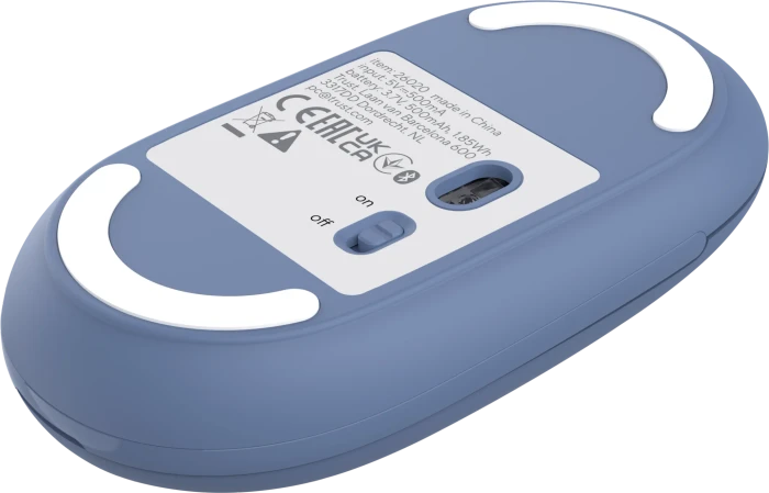 Trust Seron Hyperscroll Slim Wireless Mouse, blau, USB/Bluetooth