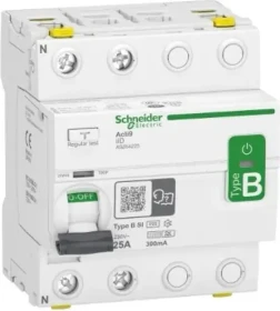 Schneider Electric Fehlerstrom-Schutzschalter Allstromsensitiv iID 2P 25A Typ B-SI 300mA