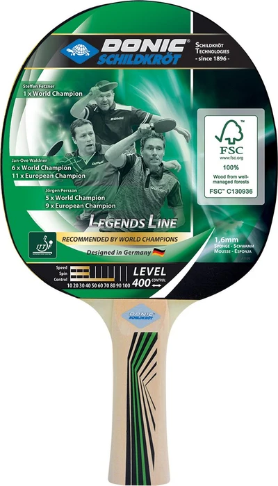 Donic Schildkröt Legends 400 FSC Tischtennisschläger