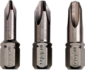 Metabo Philips 3 Bits Bitset inkl. Werkzeugbox, 3-tlg.