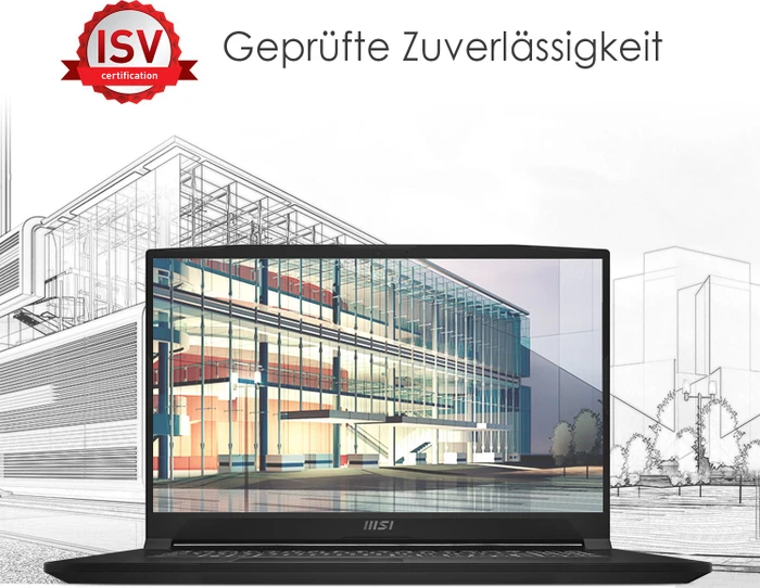 MSI CreatorPro M17 A12UJS-206, Core Black, Core i7-12700H, 32GB RAM, 1TB SSD, RTX A2000, DE