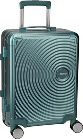 American Tourister Soundbox Spinner Alu S dusty turquoise