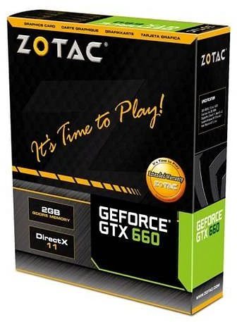 Zotac GeForce GTX 660, 2GB GDDR5, 2x DVI, HDMI, DP
