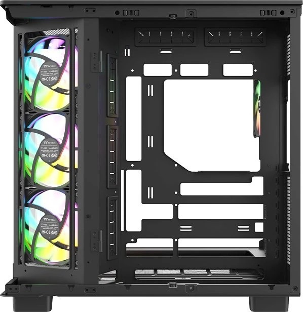 Thermaltake View 380 XL WS ARGB Black, schwarz/braun, Glasfenster