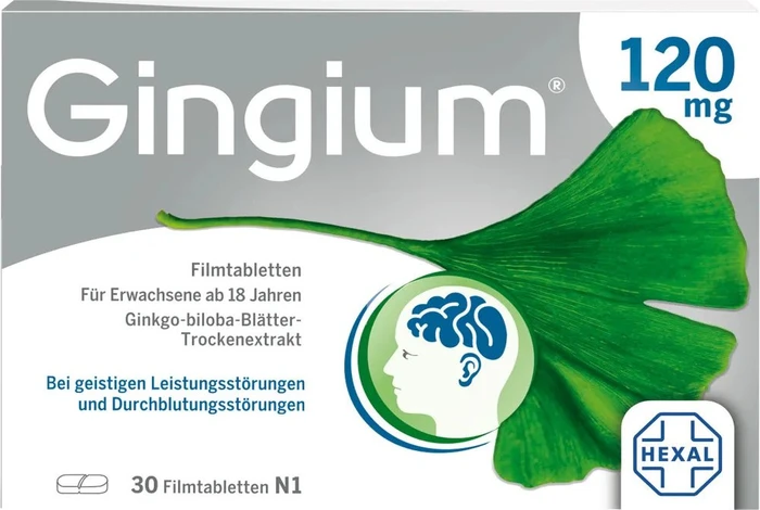 Hexal Gingium 120mg Filmtabletten, 30 Stück