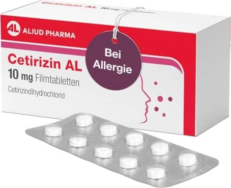 Aliud Cetirizin AL 10mg Filmtabletten, 50 Stück