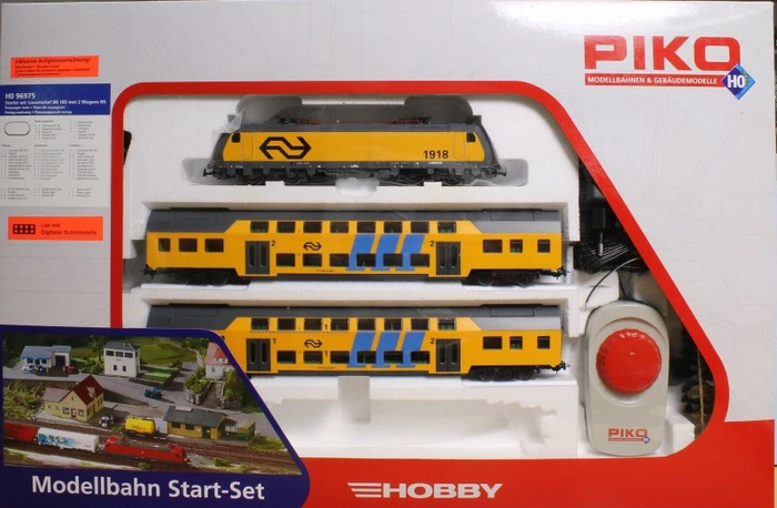 Piko - Spur H0 Start-Set - Start-Set Personenzug NS mit Doppelstockwagen