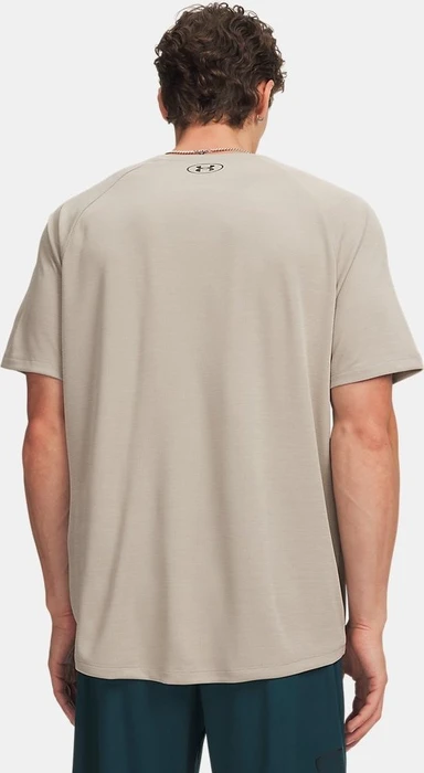 Under Armour Tech Textured Funktionsshirt kurzarm timberwolf taupe/black (Herren)