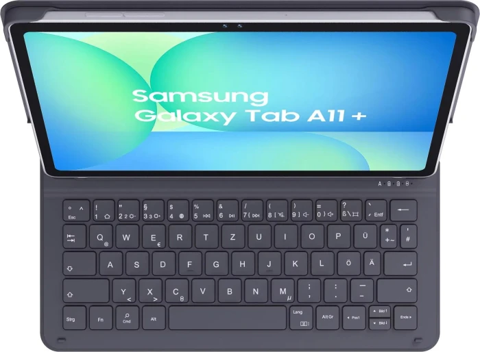 Samsung EF-DX930 DK Book Cover Keyboard Slim mit AI-Taste für Galaxy Tab A11+, schwarz, DE
