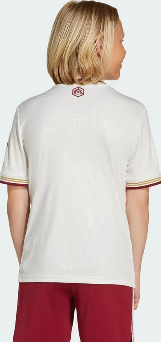 adidas FC Arsenal 2025/2026 Ausweichtrikot cloud white/team coll burgundy 2 (Junior)